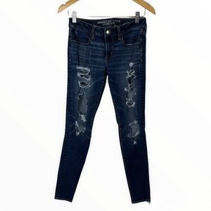 American Eagle Outfitters Distressed X4 Jegging Women's 6 LONG